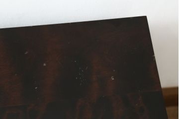 中古　北海道民芸家具　落ち着いた色味で和モダンスタイルにぴったりなテレビボード(テレビ台、ローボード、リビングボード、収納棚、戸棚)(R-075916)