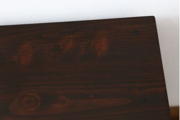 中古　岩谷堂箪笥　天板付きリメイク　美しい杢目が目を惹くローチェスト(ローボード、サイドボード、テレビ台、テレビボード、収納箪笥、衣装箪笥、引き出し)(R-075922)