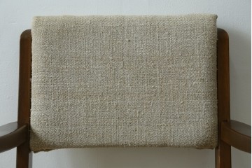 和製アンティーク　美品　レトロ　落ち着いた木味が魅力的な回転チェア　(R-075925)
