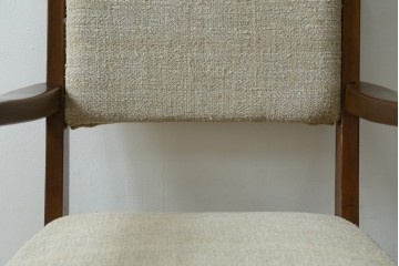 和製アンティーク　美品　レトロ　落ち着いた木味が魅力的な回転チェア　(R-075925)