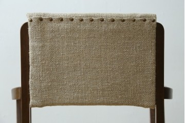 和製アンティーク　美品　レトロ　落ち着いた木味が魅力的な回転チェア　(R-075925)