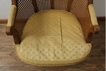 中古　美品!!　DREXEL HERITAGE JAPAN(ドレクセルヘリテイジジャパン)　Cameo Classics(キャメオクラシックス)　エレガントで格調高い雰囲気漂うデスクチェア(回転チェア、回転椅子、アームチェア、イス、椅子)(R-075926)