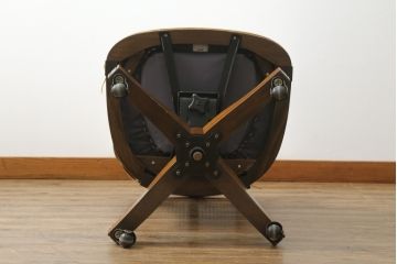 中古　美品!!　DREXEL HERITAGE JAPAN(ドレクセルヘリテイジジャパン)　Cameo Classics(キャメオクラシックス)　エレガントで格調高い雰囲気漂うデスクチェア(回転チェア、回転椅子、アームチェア、イス、椅子)(R-075926)