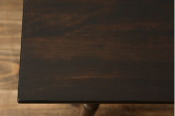 和製ビンテージ　北海道民芸家具　希少な絶版品!　柔らかな曲線が優美なセンターテーブル(ローテーブル、リビングテーブル、ヴィンテージ)(R-075930)
