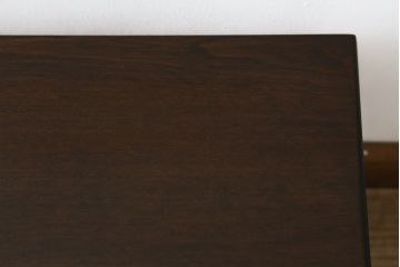 和製ビンテージ　北海道民芸家具　希少な絶版品!　柔らかな曲線が優美なセンターテーブル(ローテーブル、リビングテーブル、ヴィンテージ)(R-075930)
