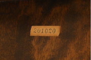 和製ビンテージ　北海道民芸家具　希少な絶版品!　柔らかな曲線が優美なセンターテーブル(ローテーブル、リビングテーブル、ヴィンテージ)(R-075930)