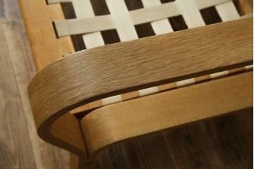 デンマークビンテージ　希少!!　Hans J Wegner(ハンス・J・ウェグナー)　GETAMA (ゲタマ)　1967年デザイン　オーク材　GE671　生産終了で入手困難な3人掛けソファ(3P、三人掛け、3シーター、トリプルソファ、北欧、ヴィンテージ)(R-075933)