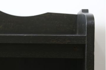 和製アンティーク　栓材　象嵌入り　シンプルなデザインで取り入れやすい本棚(ブックシェルフ、オープンラック、収納棚、飾り棚)(R-075936)