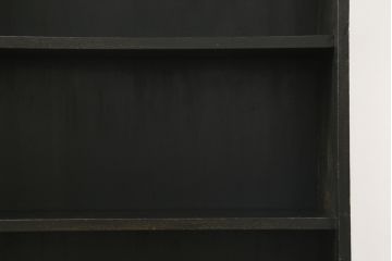 和製アンティーク　栓材　象嵌入り　シンプルなデザインで取り入れやすい本棚(ブックシェルフ、オープンラック、収納棚、飾り棚)(R-075936)
