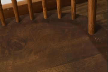 和製ヴィンテージ　小田急ハルク購入　ジョージナカシマ　LOUNGE ARM(ラウンジアーム)　One Arm(ワンアーム、片肘)　CN103　モダンに洗練された左アーム付きラウンジチェア(ジョージ・ナカシマ、アームチェア、イス、椅子、板座チェア、ビンテージ)(R-075938)