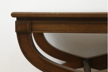 中古　DREXEL HERITAGE(ドレクセルヘリテイジ)　Triune(トライユン)　美しいフォルムが魅力のサイドテーブル(コンソールテーブル、ナイトテーブル、花台、飾り台)(R-075943)