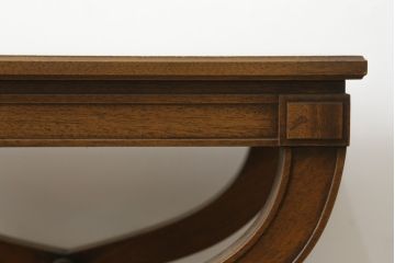 中古　DREXEL HERITAGE(ドレクセルヘリテイジ)　Triune(トライユン)　美しいフォルムが魅力のサイドテーブル(コンソールテーブル、ナイトテーブル、花台、飾り台)(R-075943)
