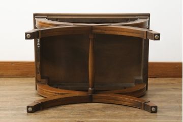 中古　DREXEL HERITAGE(ドレクセルヘリテイジ)　Triune(トライユン)　美しいフォルムが魅力のサイドテーブル(コンソールテーブル、ナイトテーブル、花台、飾り台)(R-075943)