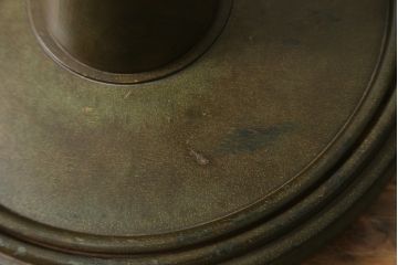 和製ビンテージ　希少デザイン　籐のシェードが涼し気な雰囲気を醸し出すラタンフロアスタンド(フロアランプ、スタンドライト、スタンド照明、ヴィンテージ)(R-075945)