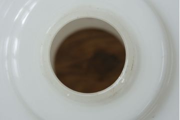 和製ビンテージ　希少デザイン　籐のシェードが涼し気な雰囲気を醸し出すラタンフロアスタンド(フロアランプ、スタンドライト、スタンド照明、ヴィンテージ)(R-075945)