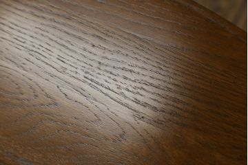 中古　希少な絶版品!!　カリモク家具(karimoku)　ルスティック(RUSTIC)　オーク材　カントリースタイルの空間づくりにおすすめなダイニングチェア3脚セット(板座チェア、椅子、イス、バラ売り可能)(R-075947)