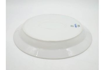 デンマーク　ROYAL COPENHAGEN(ロイヤルコペンハーゲン)　ブルーフルーテッド　ハーフレース　食卓を華やかに演出するオーバルディッシュ(プレート、皿、洋食器)(定価約71500円)(R-075950)