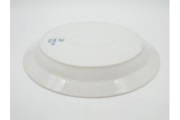 デンマーク　ROYAL COPENHAGEN(ロイヤルコペンハーゲン)　ブルーフルーテッド　ハーフレース　食卓を華やかに演出するオーバルディッシュ(プレート、皿、洋食器)(定価約71500円)(R-075951)