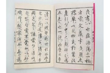 明治　頭書図画　遊仙窟鈔　松山堂書店発行　上・下2冊セット(和本、張文成、全5巻)(R-075952)