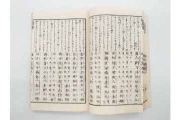 明治　頭書図画　遊仙窟鈔　松山堂書店発行　上・下2冊セット(和本、張文成、全5巻)(R-075952)