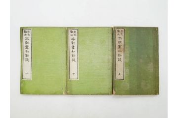 明治　奇文観止　本朝虞初新誌　菊池純　吉川半七　上・中・下　全3冊揃(古書、和本)(R-075953)