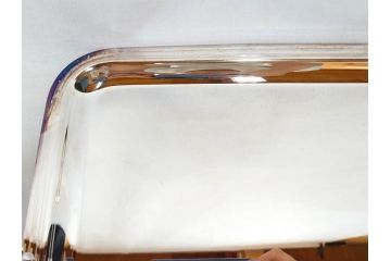 フランス　クリストフル　CHRISTOFLE　アルビ　シルバーコーティング　上品な空間を演出するトレイ(トレー、銀メッキ、箱付き)(R-075961)