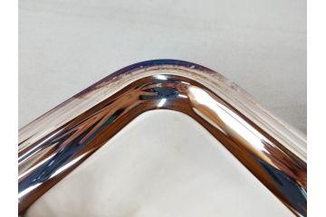 フランス　クリストフル　CHRISTOFLE　アルビ　シルバーコーティング　上品な空間を演出するトレイ(トレー、銀メッキ、箱付き)(R-075961)