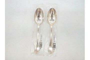 フランス　クリストフル　CHRISTOFLE　マルメゾン 　マルリー　シルバーコーティング　繊細なデザインと上品な輝きが目を惹くカトラリーセット(スプーン6本、フォーク4本、ナイフ2本、お箸2膳、銀メッキ、食器)(R-075962)