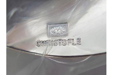 フランス　クリストフル　CHRISTOFLE　マルメゾン 　マルリー　シルバーコーティング　繊細なデザインと上品な輝きが目を惹くカトラリーセット(スプーン6本、フォーク4本、ナイフ2本、お箸2膳、銀メッキ、食器)(R-075962)