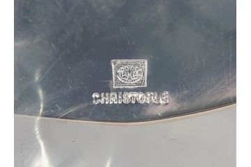 フランス　クリストフル　CHRISTOFLE　マルメゾン 　マルリー　シルバーコーティング　繊細なデザインと上品な輝きが目を惹くカトラリーセット(スプーン6本、フォーク4本、ナイフ2本、お箸2膳、銀メッキ、食器)(R-075962)