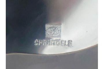 フランス　クリストフル　CHRISTOFLE　マルメゾン 　マルリー　シルバーコーティング　繊細なデザインと上品な輝きが目を惹くカトラリーセット(スプーン6本、フォーク4本、ナイフ2本、お箸2膳、銀メッキ、食器)(R-075962)