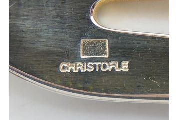 フランス　クリストフル　CHRISTOFLE　マルメゾン 　マルリー　シルバーコーティング　繊細なデザインと上品な輝きが目を惹くカトラリーセット(スプーン6本、フォーク4本、ナイフ2本、お箸2膳、銀メッキ、食器)(R-075962)