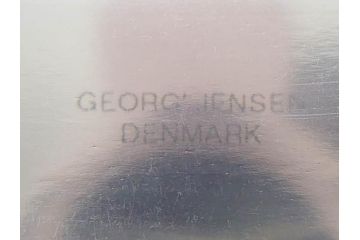 デンマーク　GEORG JENSEN(ジョージ・ジェンセン)　ACORN(エコーン)　STERLING SILVER(スターリングシルバー)　カトラリーセット(スプーン6本、ナイフ6本、フォーク12本、合計24本、銀製、SV925、食器、箱付き)(R-075963)