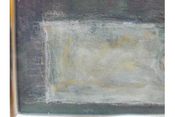 真作　三輪敦子　「初夏に咲く」　F4号　日本画(花、共シール、絵画、額装)(R-075964)