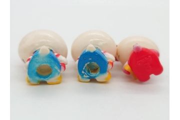 昭和レトロ　当時物　1976年頃　サンリオ　SANRIO　リトルキティ　Little Kitty　ミニチュアコレクション　Miniature Collection　キャラクターグッズなど　まとめて57点セット(ハローキティ、雑貨、2・3・8・9・11・13・16・20.・27・28・32・36・37・38・42、お菓子、おまけ、オマケ、ソフビ、ネームタグ、キーホルダー)(R-075967)