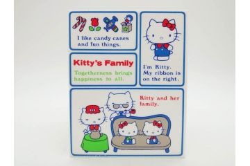 昭和レトロ　当時物　1976年頃　サンリオ　SANRIO　リトルキティ　Little Kitty　ミニチュアコレクション　Miniature Collection　キャラクターグッズなど　まとめて57点セット(ハローキティ、雑貨、2・3・8・9・11・13・16・20.・27・28・32・36・37・38・42、お菓子、おまけ、オマケ、ソフビ、ネームタグ、キーホルダー)(R-075967)