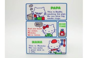 昭和レトロ　当時物　1976年頃　サンリオ　SANRIO　リトルキティ　Little Kitty　ミニチュアコレクション　Miniature Collection　キャラクターグッズなど　まとめて57点セット(ハローキティ、雑貨、2・3・8・9・11・13・16・20.・27・28・32・36・37・38・42、お菓子、おまけ、オマケ、ソフビ、ネームタグ、キーホルダー)(R-075967)