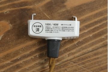 アンティーク照明　オールドノリタケ・則武(日陶)　優しい色合いの植物模様が魅力の電笠(天井照明、シェード、ペンダントライト、吊り下げ照明)(R-075971)