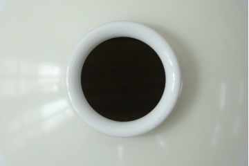 アンティーク照明　オールドノリタケ・則武(日陶)　レトロで可愛らしい図柄の電笠(天井照明、シェード、ペンダントライト、吊り下げ照明)(R-075972)