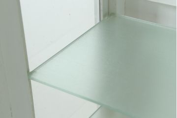 和製アンティーク　カフェ風インテリアが叶うレトロなケビント(ガラスケース、飾り棚、陳列棚、ショーケース、収納棚、戸棚、デンタルケース、デンタルキャビネット)(R-075978)
