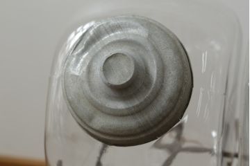 アンティーク雑貨　当時物　昭和レトロ　12連猫瓶(ガラス瓶、菓子瓶、菓子びん、菓子ビン)(R-075985)
