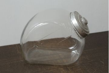 アンティーク雑貨　当時物　昭和レトロ　12連猫瓶(ガラス瓶、菓子瓶、菓子びん、菓子ビン)(R-075985)