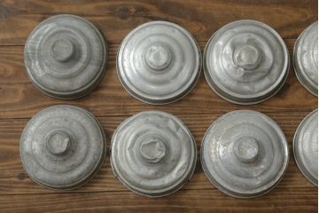 アンティーク雑貨　当時物　昭和レトロ　12連猫瓶(ガラス瓶、菓子瓶、菓子びん、菓子ビン)(R-075985)