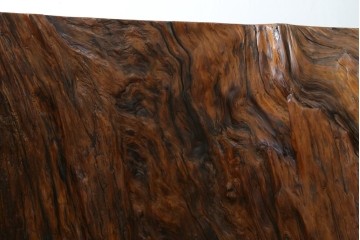 中古　特大!!　漆塗り　木の質感そのままで存在感抜群!屋久杉材の衝立て　定価約400万円　(R-075989)