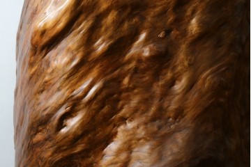 中古　特大!!　漆塗り　木の質感そのままで存在感抜群!屋久杉材の衝立て　定価約400万円　(R-075989)