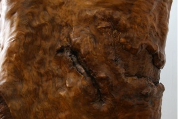 中古　特大!!　漆塗り　木の質感そのままで存在感抜群!屋久杉材の衝立て　定価約400万円　(R-075989)