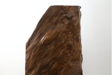 中古　特大!!　屋久杉　漆塗り　木の質感そのままで存在感抜群の衝立て(パーテーション、衝い立て、つい立て、間仕切り、仕切り、ディスプレイ)(定価約400万円)(R-075989)