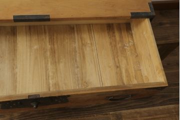 和製アンティーク　前面内部・桐材　時代を経た趣が感じられる佐渡小木箪笥ローボード(佐渡箪笥、和たんす、時代箪笥、収納箪笥、衣装箪笥、引き出し、ローチェスト、テレビ台)(R-075992)