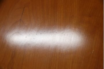 中古　アクタス取り扱い　イタリア製　ポラダ(porada)社　チェリー材　すっきりとした佇まいが魅力的なダイニングテーブル(4人掛け、6人掛け、食卓)(定価約32万円)(R-075996)