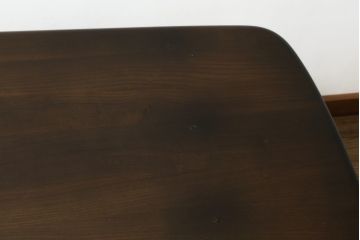 イギリスビンテージ　ERCOL(アーコール)　クラシカルな雰囲気漂うダイニングテーブル(4人掛け、6人掛け、食卓、作業台、ヴィンテージ、英国、北欧)(R-076002)